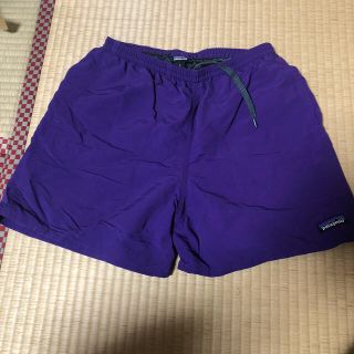 パタゴニア(patagonia)のpatagonia バギーズショーツ　sサイズ／パープル(ショートパンツ)