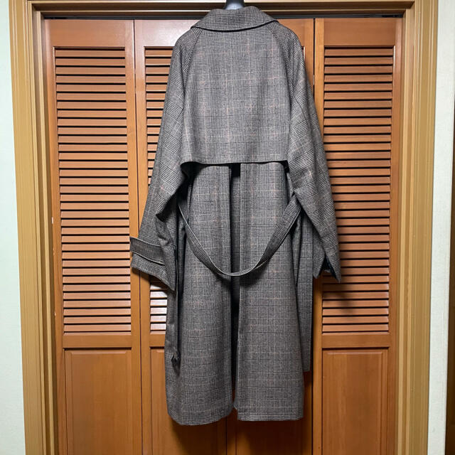 SUNSEA(サンシー)のstein 19aw LAY OVERSIZED OVERLAPCOAT メンズのジャケット/アウター(トレンチコート)の商品写真