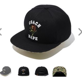 アベイシングエイプ(A BATHING APE)のBAPE  X COACH BASEBALL CAP(キャップ)