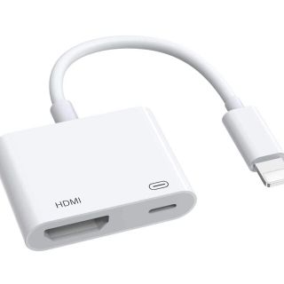 アップル(Apple)の【M-Gadget】iPhone HDMI 変換アダプタ ライトニング (映像用ケーブル)