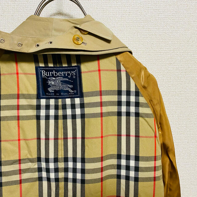 BURBERRY(バーバリー)の一点物　90年代vintage バーバリー　ノヴァチェック　トレンチコート メンズのジャケット/アウター(トレンチコート)の商品写真