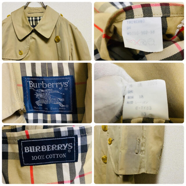 BURBERRY(バーバリー)の一点物　90年代vintage バーバリー　ノヴァチェック　トレンチコート メンズのジャケット/アウター(トレンチコート)の商品写真