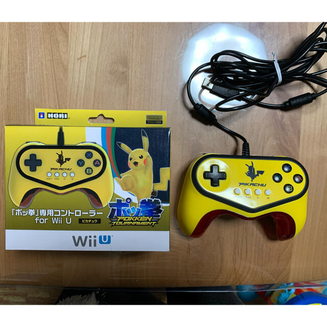 ポケモン(ポケモン)の「ポッ拳」専用コントローラー for Wii U ピカチュウ(Switch対応) エンタメ/ホビーのゲームソフト/ゲーム機本体(その他)の商品写真