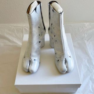 マルタンマルジェラ(Maison Martin Margiela)の新品未使用 Maison Margiela Tabi ペイントブーツ　タビブーツ(ブーツ)