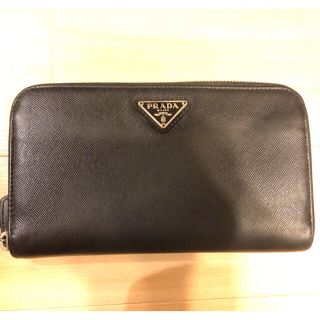 プラダ(PRADA)の【PRADA】黒　長財布　正規品(長財布)