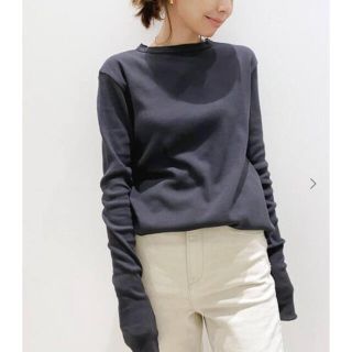 アパルトモンドゥーズィエムクラス(L'Appartement DEUXIEME CLASSE)の新品タグ付　L’Appartement Rib L/S T-sh(カットソー(長袖/七分))