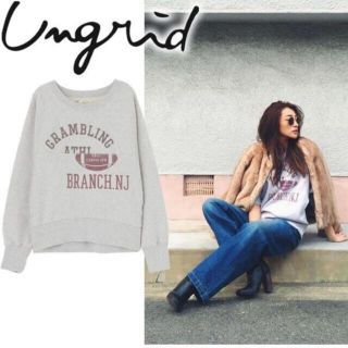 アングリッド(Ungrid)のまっさん様専用　リメイクロゴスウェット(トレーナー/スウェット)