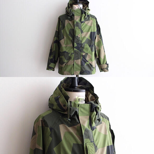 ミリタリースウェーデン軍 ゴアジャケット SwedishArmyECWCSJacket M