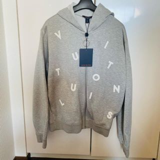 ルイヴィトン(LOUIS VUITTON)のヴィトン レディース パーカー フーディ ジップアップ レターエンブロイダリー(パーカー)