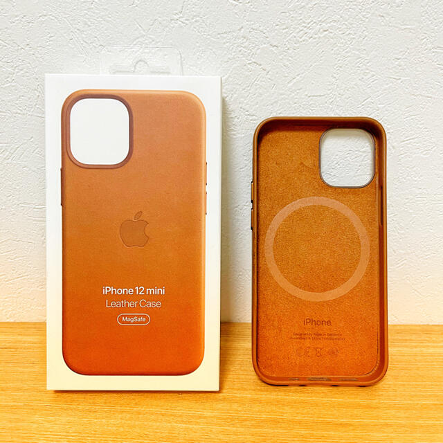 Apple(アップル)のApple iPhone12 mini レザーケース スマホ/家電/カメラのスマホアクセサリー(iPhoneケース)の商品写真
