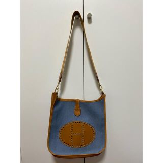 エルメス(Hermes)のエルメス　エブリンGM  デニム　中古(ショルダーバッグ)