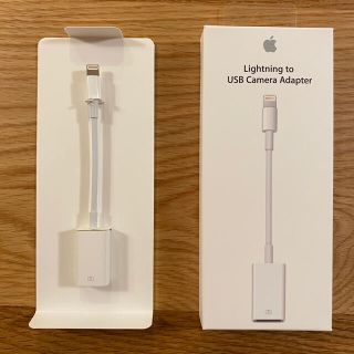 アップル(Apple)の【ももくりみかん様専用】Apple Lightning USBカメラアダプタ(PC周辺機器)