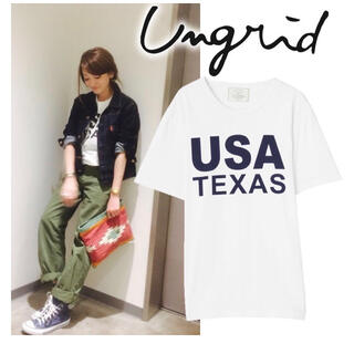 アングリッド(Ungrid)のungrid USA TEXAS Tシャツ(Tシャツ/カットソー(半袖/袖なし))