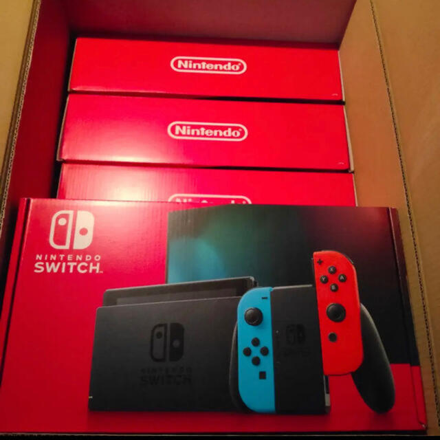 最高 ☆新品未開封 任天堂Switch 本体 ネオンブルー/レッド 6台 77000