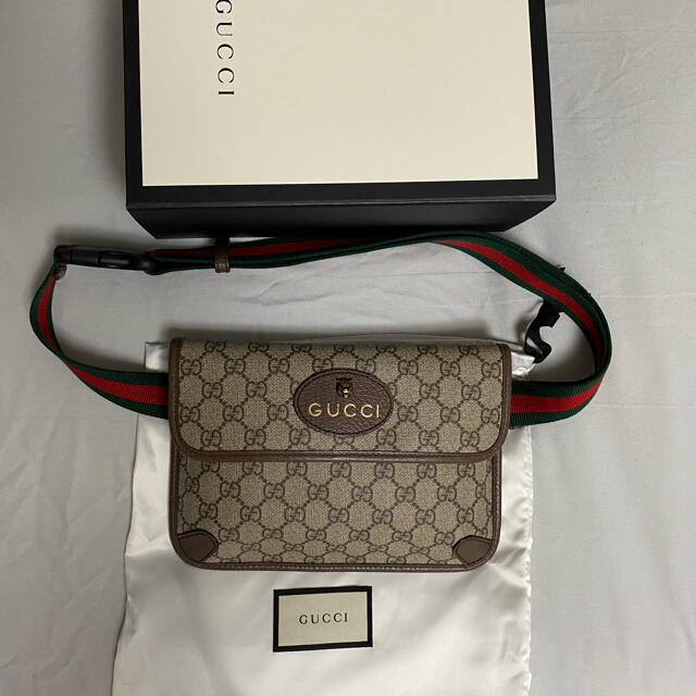 未使用品】 Gucci GGスプリーム ベルトバッグ GUCCI - ショルダー