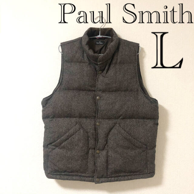 Paul Smith(ポールスミス)の【美品】PaulSmith ポールスミス ダウンベスト メンズ L ダウン90% メンズのジャケット/アウター(ダウンベスト)の商品写真