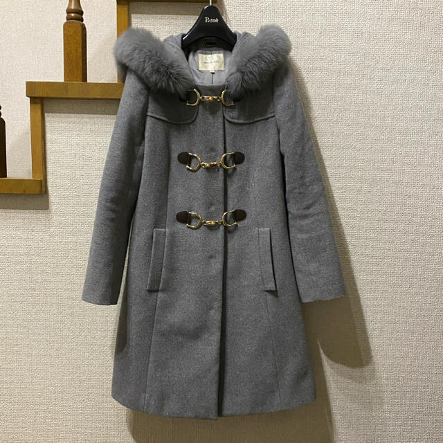 美品 ダッフルコート グレー 完売品