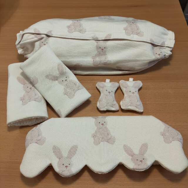 りか　ハンドメイド　ジェラートピケ　うさぎ　抱っこ紐カバーセット