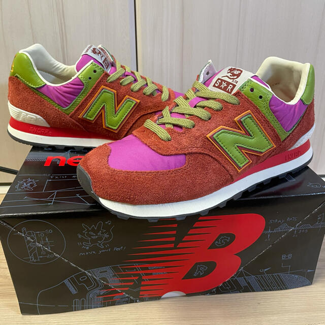 New Balance(ニューバランス)のニューバランス × ストレイラッツ ML574 27.5cm 新品未着用 メンズの靴/シューズ(スニーカー)の商品写真