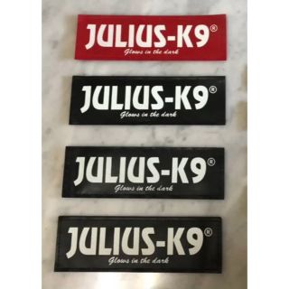 ユリウス(JULIUS)の未使用 正規品 JULIUS-K9 反射蓄光 ベルクロテープ  Mサイズ(犬)