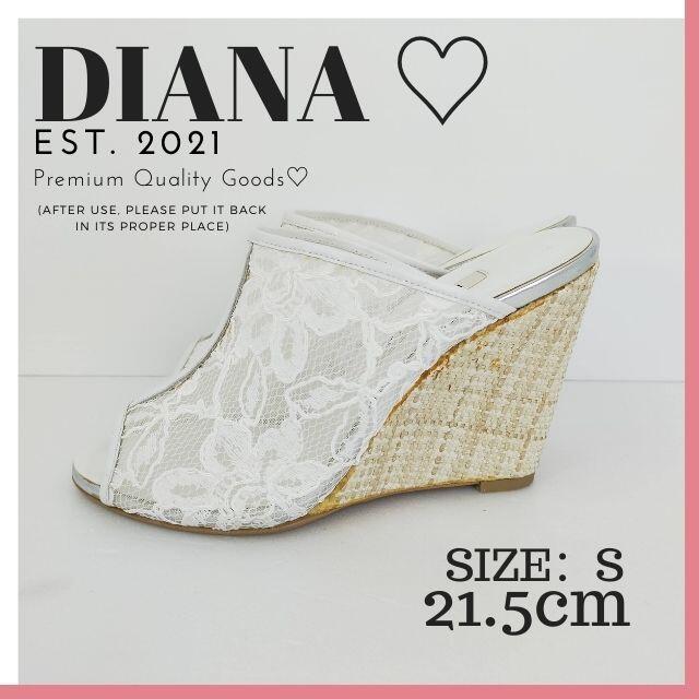 DIANA(ダイアナ)の良品 ダイアナ DIANA ミュール サンダル サイズS 22.5cm レース  レディースの靴/シューズ(ミュール)の商品写真