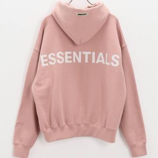 FOG ESSENTIALS ピンク　パーカー　S