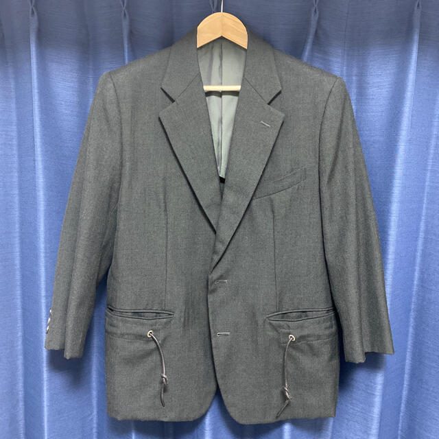 COMME des GARCONS HOMME PLUS(コムデギャルソンオムプリュス)の1990 大人の不良　コムデギャルソンオムプリュス　テーラードジャケット メンズのジャケット/アウター(テーラードジャケット)の商品写真