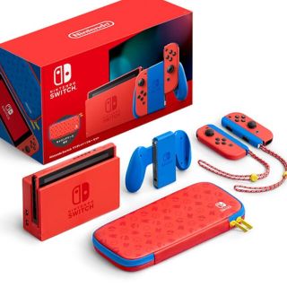 ニンテンドースイッチ(Nintendo Switch)のニンテンドースイッチ　本体　マリオ(家庭用ゲーム機本体)