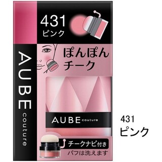 オーブクチュール(AUBE couture)のソフィーナ オーブ ぽんぽんチーク 431 ピンク(3.5g)(チーク)