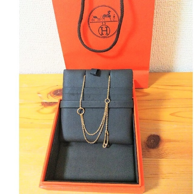 Hermes(エルメス)のHERMESエルメス☆シェーヌダンクルミニパンク☆ネックレス☆ピンクゴールド レディースのアクセサリー(ネックレス)の商品写真