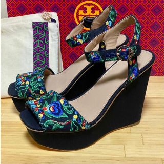 トリーバーチ(Tory Burch)のトリーバーチ サンダル 6.5 23.5cm ハイヒール パンプス ミュール(ハイヒール/パンプス)