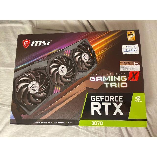 【新品】MSI GeForce RTX 3070 GAMING X TRIO8GBメモリ規格