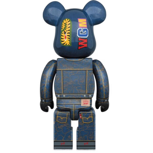 A BATHING APE(アベイシングエイプ)のbe@rbrick bape®︎ × levi’s®︎ ハンドメイドのおもちゃ(フィギュア)の商品写真