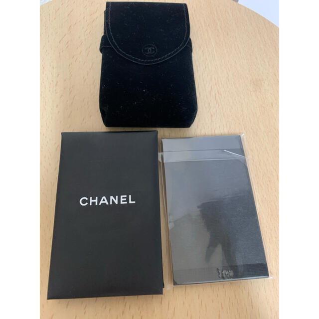 CHANEL(シャネル)の★ 【未使用】CHANEL シャネル　ミラー付き　あぶらとり紙★ レディースのファッション小物(ミラー)の商品写真