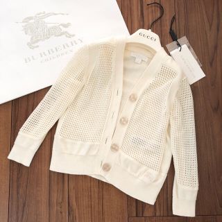 バーバリー(BURBERRY)の【ご専用】バーバリーチルドレン カーディガン 4Y(カーディガン)