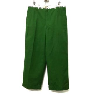 コムデギャルソンオムプリュス(COMME des GARCONS HOMME PLUS)のComme Des Garcons ギャルソン　パンツ　グリーン　緑　マツモト(スラックス)