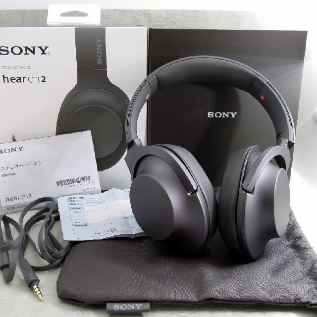 SONY - SONY MDR-H600A Bステレオヘッドホン h.ear on 2の通販 by いっ