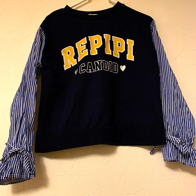 repipi armario(レピピアルマリオ)のrepipi 長袖Tシャツセット　サイズXS  キッズ/ベビー/マタニティのキッズ服女の子用(90cm~)(Tシャツ/カットソー)の商品写真