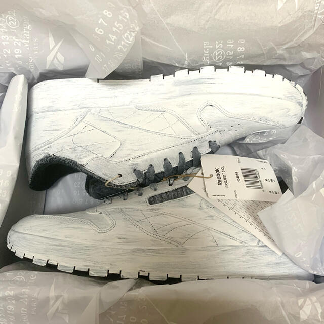 Maison Martin Margiela(マルタンマルジェラ)の新品 28cm Margiela x Reebok クラシック レザー タビ メンズの靴/シューズ(スニーカー)の商品写真