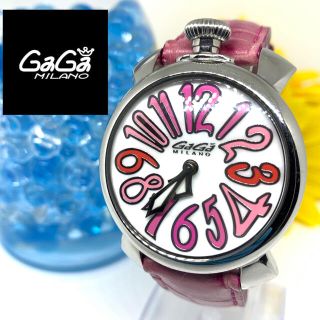 ガガミラノ(GaGa MILANO)の【GaGaMILANO】ガガミラノ　レディース腕時計　新品電池です☆★(腕時計)