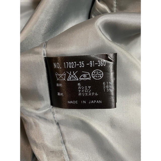 ANAYI(アナイ)のアナイ　カシミア混　グレーコート レディースのジャケット/アウター(ロングコート)の商品写真