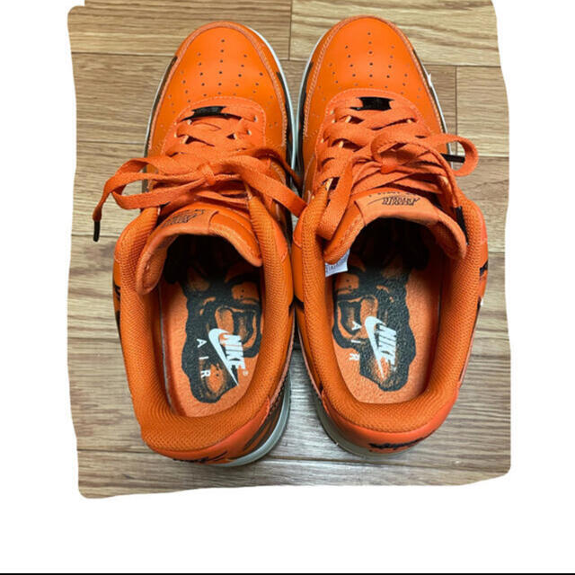NIKE(ナイキ)のナイキ エアフォース1 "スケルトン オレンジ"28.5cm メンズの靴/シューズ(スニーカー)の商品写真