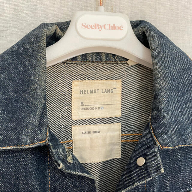 HELMUT LANG(ヘルムートラング)のGジャン　38 HELMUT LANG VINTAGE イタリア製 レディースのジャケット/アウター(Gジャン/デニムジャケット)の商品写真