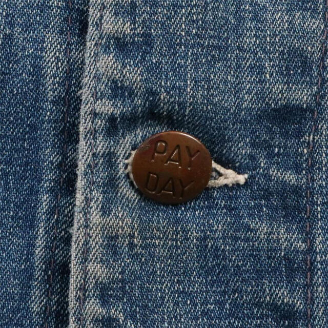 Levi's(リーバイス)の【美品】50s Pay Day ラグラン デニム カバーオールabout40  メンズのジャケット/アウター(カバーオール)の商品写真