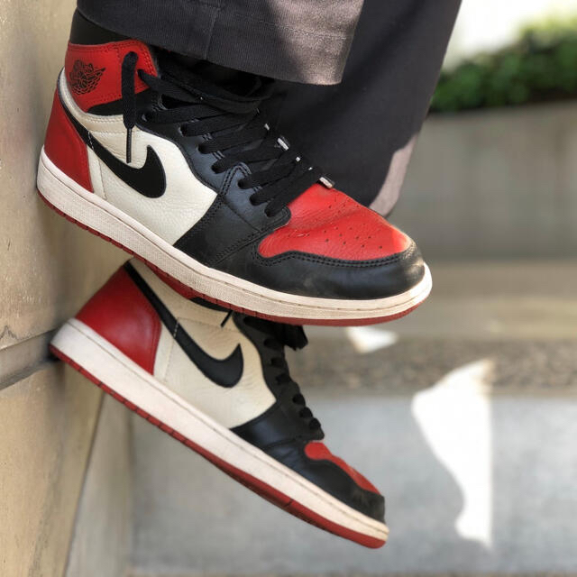 air jordan1 bred toe