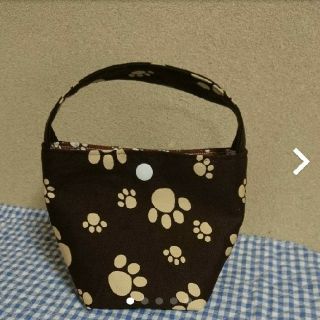 肉球柄おにぎり袋ハンドメイド(弁当用品)