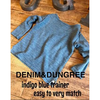 デニムダンガリー(DENIM DUNGAREE)の☆美品☆DENIM DUNGREE indigoトレーナー カットソー(Tシャツ/カットソー)