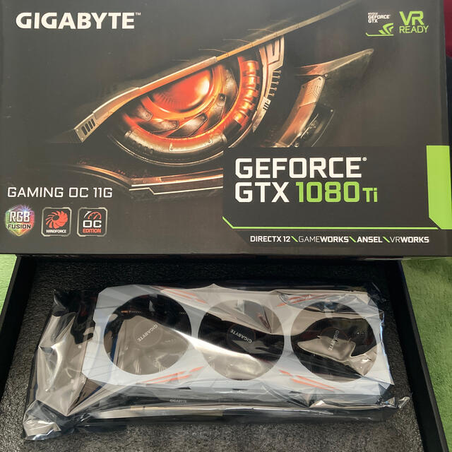 GIGABYTE GeForce 1080tiPC/タブレット