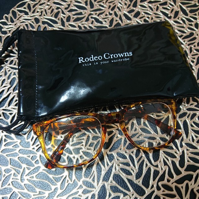 RODEO CROWNS(ロデオクラウンズ)のRodeo Crowns だて眼鏡 べっこう レディースのファッション小物(サングラス/メガネ)の商品写真