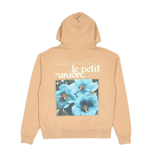 【M】UNION BLUE FLOWERS HOODIE